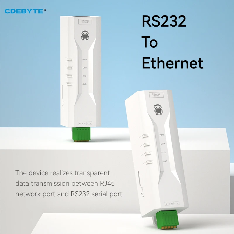 Rs232 seriell zu ethernet serieller server modbus gateway cdebyte NE2-D12P strom-und signal isolation tcp/udp/mqtt/http dc 8-28v