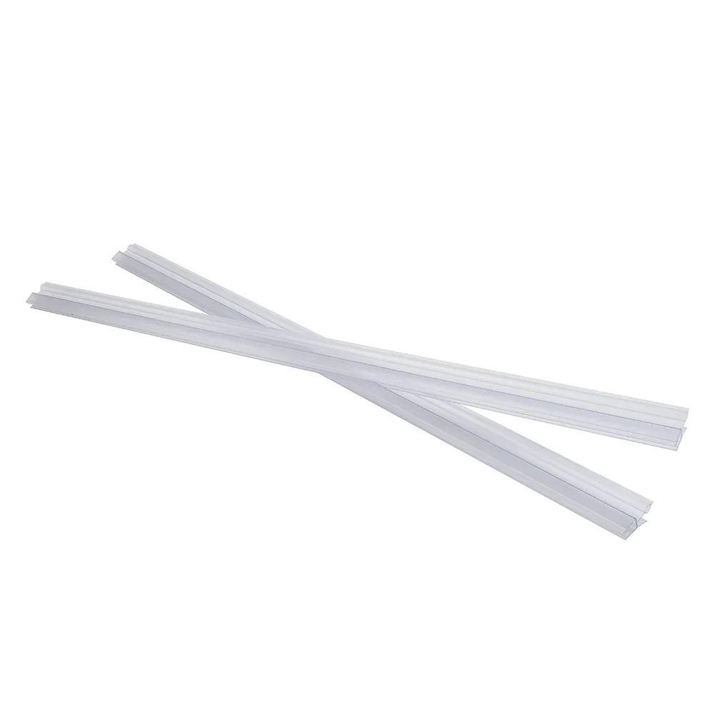 

H/F/U Shape Shower Screen Seal Rubber Strip Door Bath Shower Seal Strips For Glass 14/17/23mm Gap Waterproof For Bathroom