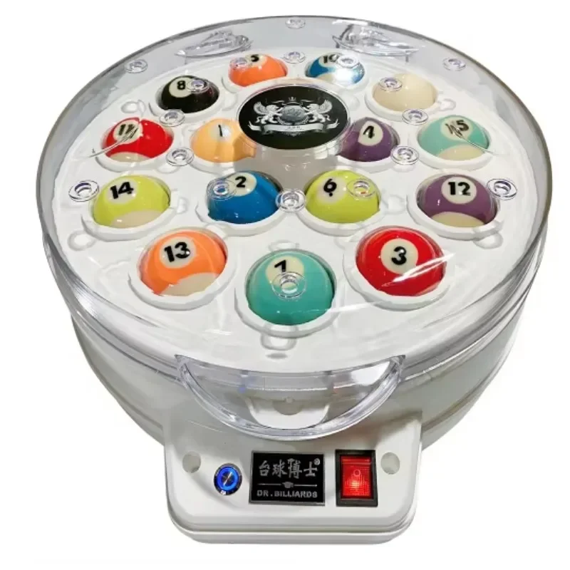 Promotion Selling Full Automatic 16pcs Pool Ball Cleaning Machine American Billiard Ball Washer