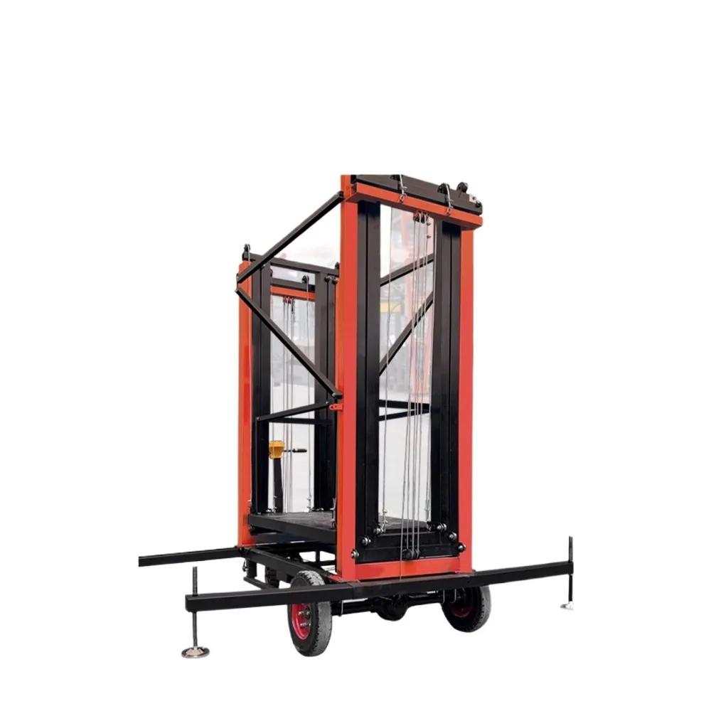 

electric scaffolding lift remote control fully automatic folding indoor construction site decoration shelf new lift