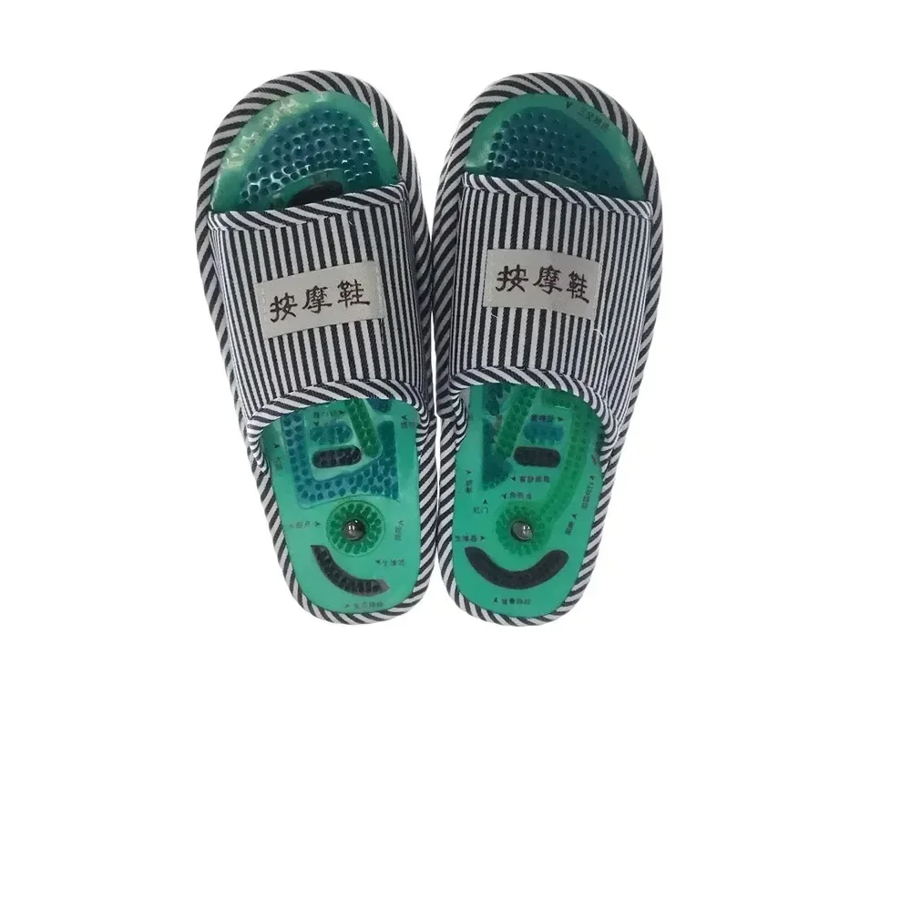 Profession 1Pair Foot Acupoint Acupuncture Therapy Massage Deep Tissue Slippers Reflexology Health Feet Care Shoes Pain Relief