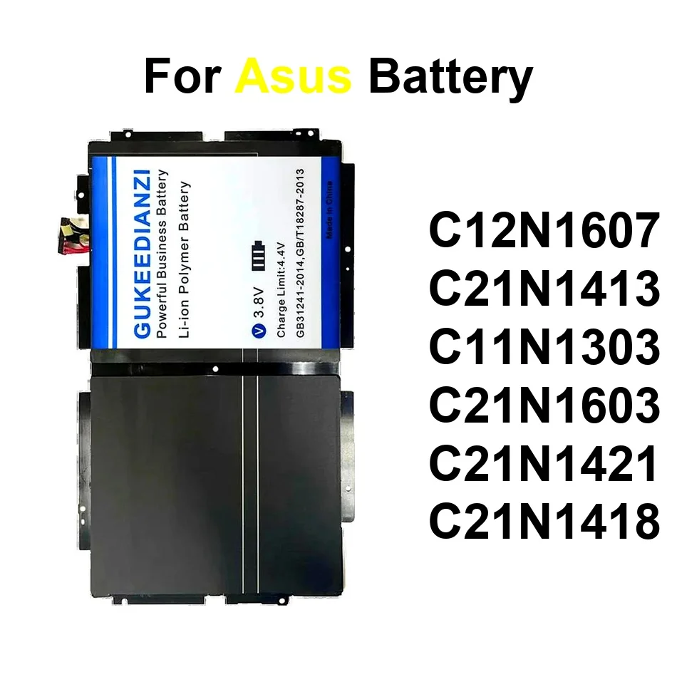 

Аккумулятор для ноутбука высокой емкости C21N1413 C21N1603 C21N1421 C21N1418 900-8800 мАч для Asus Transformer Book 3 Mini Pro