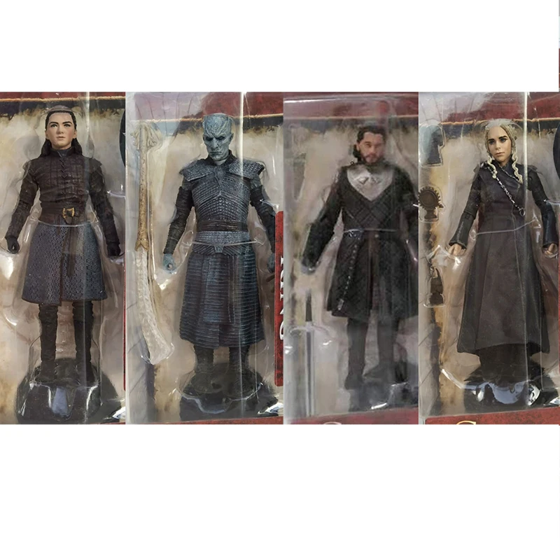 Action Figure Game Of Thrones Jon Snow Night King Daenerys Targaryen Frost Wyrm Viserion Black  Ice Dragon Rhaegal Model