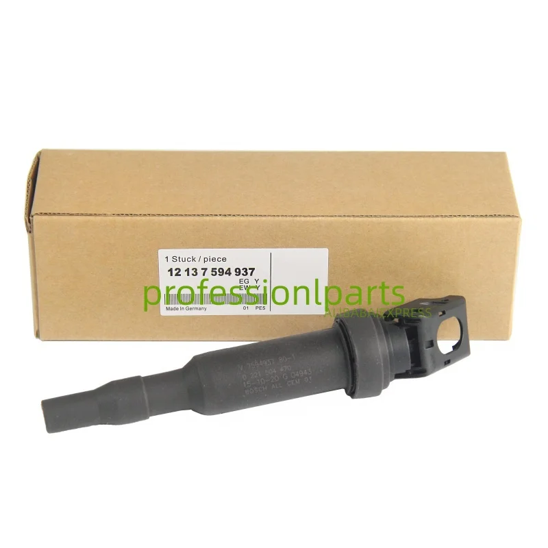 Original Ignition Coil 12137594937 for BMW 3‑Series E46 E90 E91, 5‑Series E60 E61 F10, Z4 E85 2.5si, Mini Clubman R55