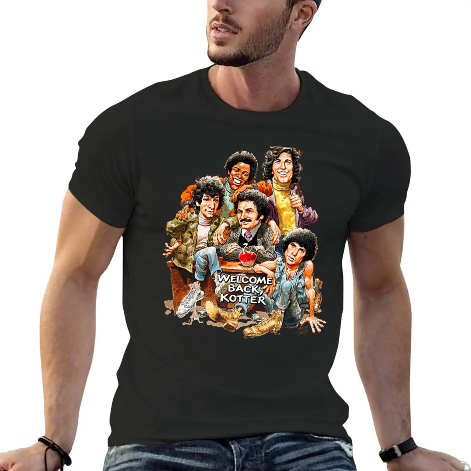 

Welcome Back, Kotter T-Shirt quick drying vintage t shirts shirts graphic tees Men's t shirts