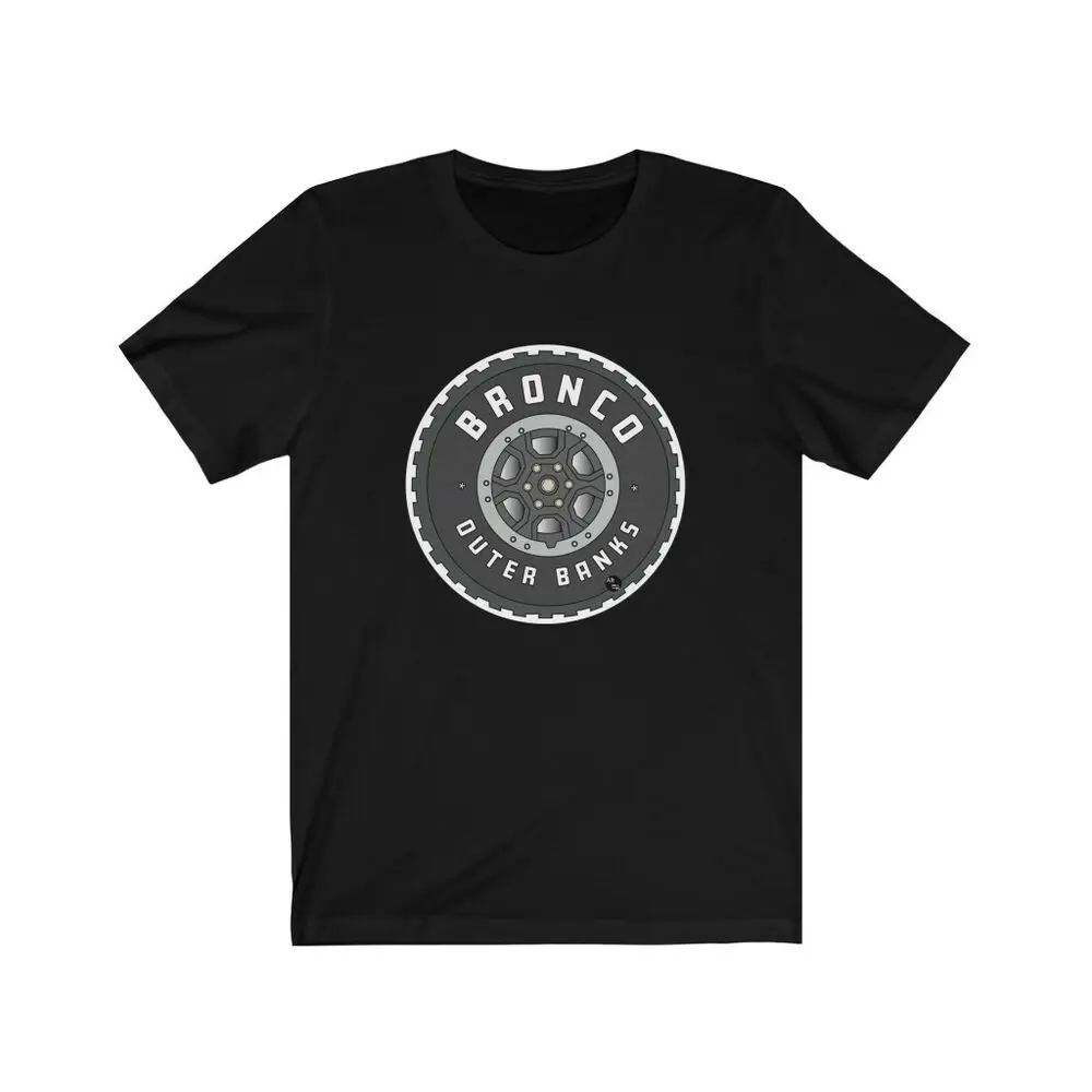 Bronco Outer Banks Tire Unisex Tee Unisex T-shirts For Men Women Summer Tees Cotton Luxury Brand Vintage Oversized