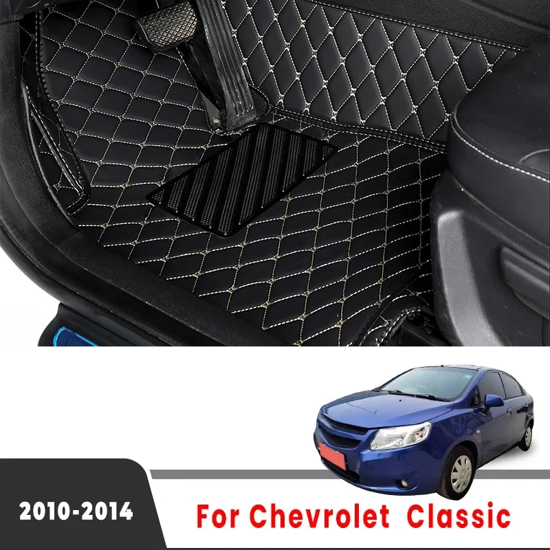 Car Floor Mats For Chevrolet Classic 2014 2013 2012 2011 2010 Carpets Rugs Auto Interior Accessories Foot Pads Floorlines Covers