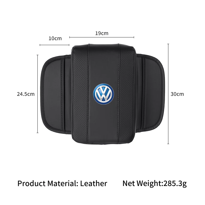 Car Armrest Cover Center Console Arm Rest Cushion Protection Mat For VW Scirocco Jetta Beetle Golf Passat Polo Tiguan Sharan GTI