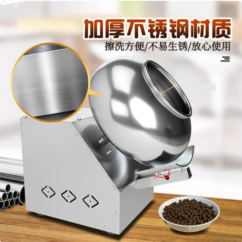 Máquina automática de recubrimiento de película de azúcar y chocolate anacardo, tableta, promoción de recubridor de dulces