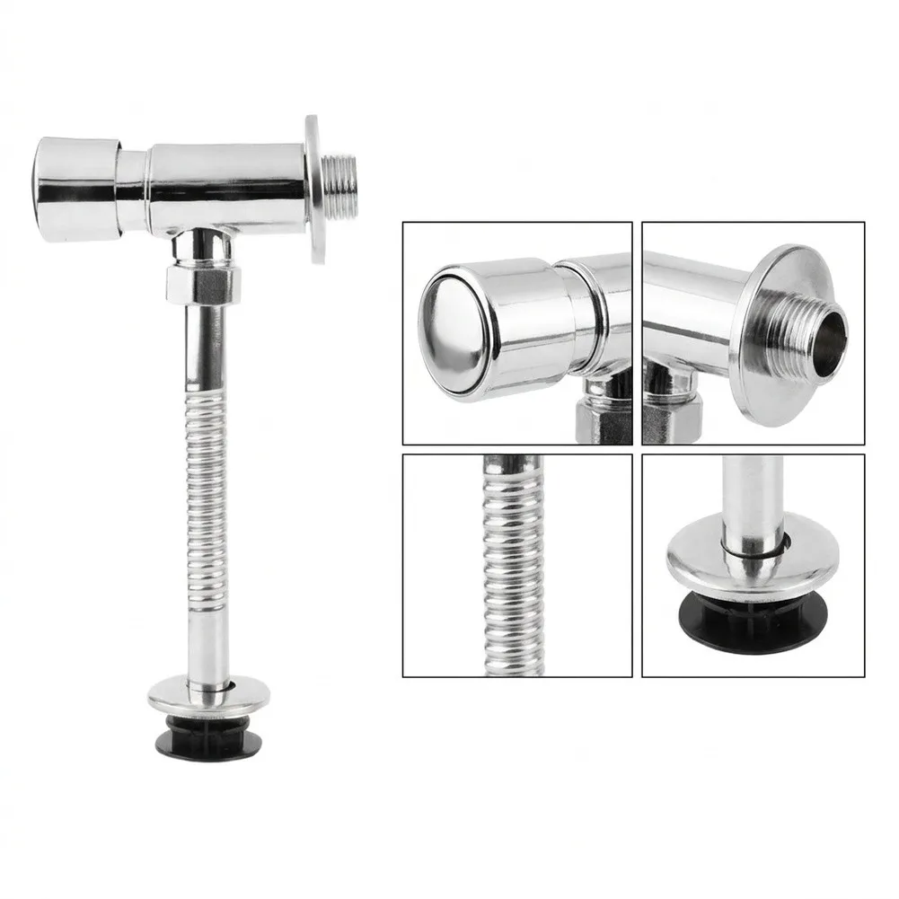 1 MPa DN15 To 20mm Flush Valve Toilet Public Facilities Self-closing Delay Toilets Bathroom Hardware DN15 Manual