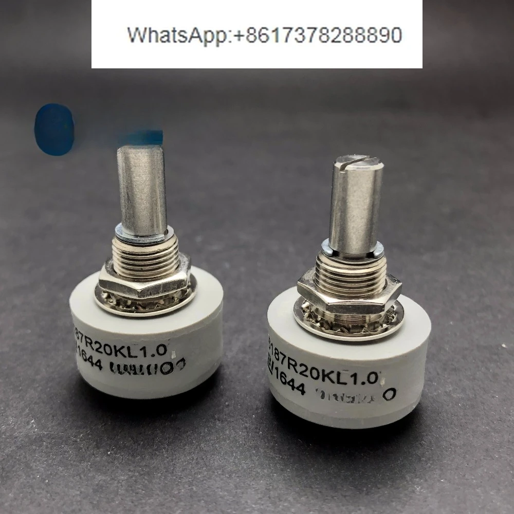 

Conductive plastic BI potentiometer 360 degrees without limit 6187R 6187R20KL1.0 6187R20K 1k 5k 10K 2K 20K original switch