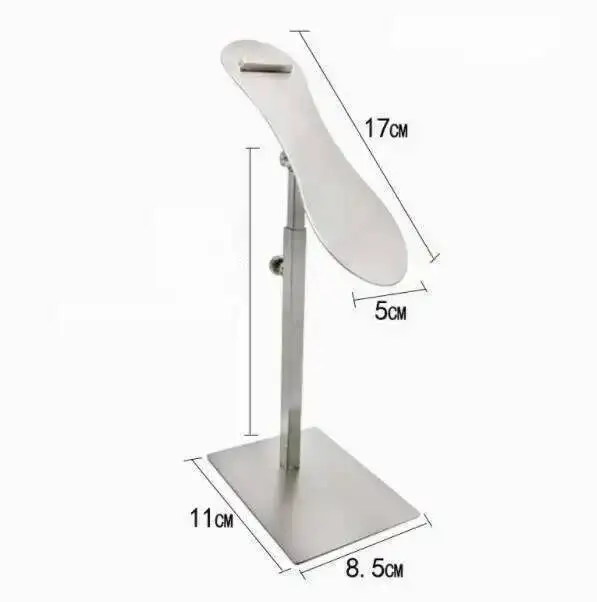 1PCS Stainless Steel Shoe Display Rack Shoe Tray Stand Holder Support for Shoes Store Showcase Counter Exhibition Display Props