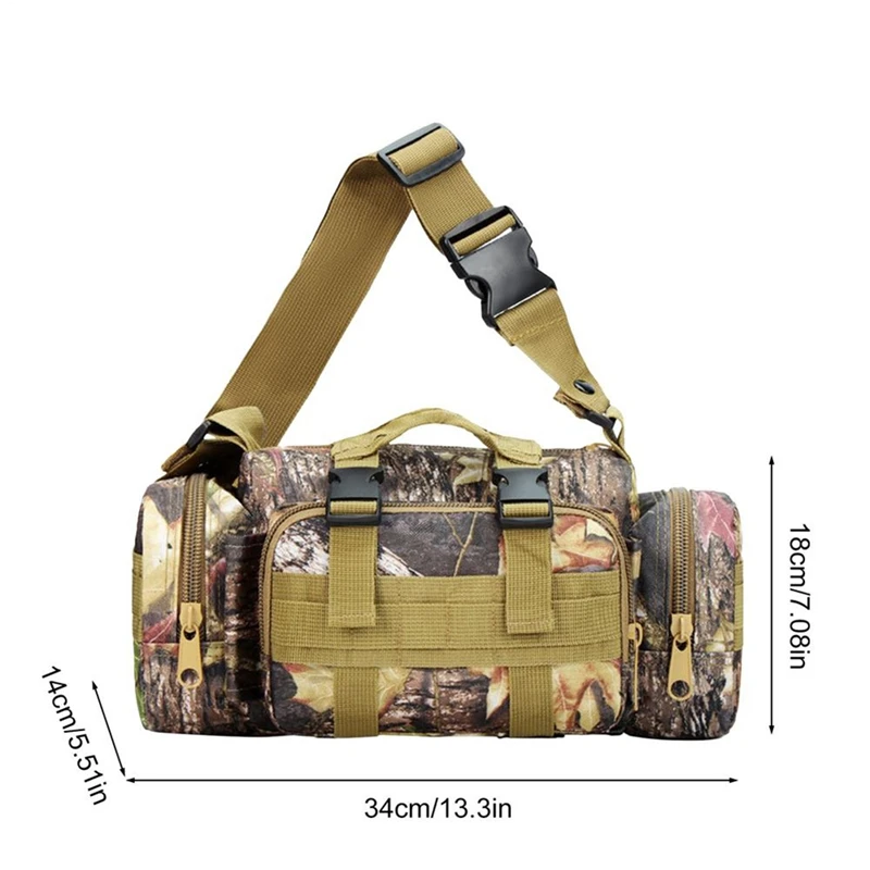 Treestand Bag Large Capacity Hunting Bag Treestand Storage Bag Waterproof Multiple Pockets Hunting Fanny Pack