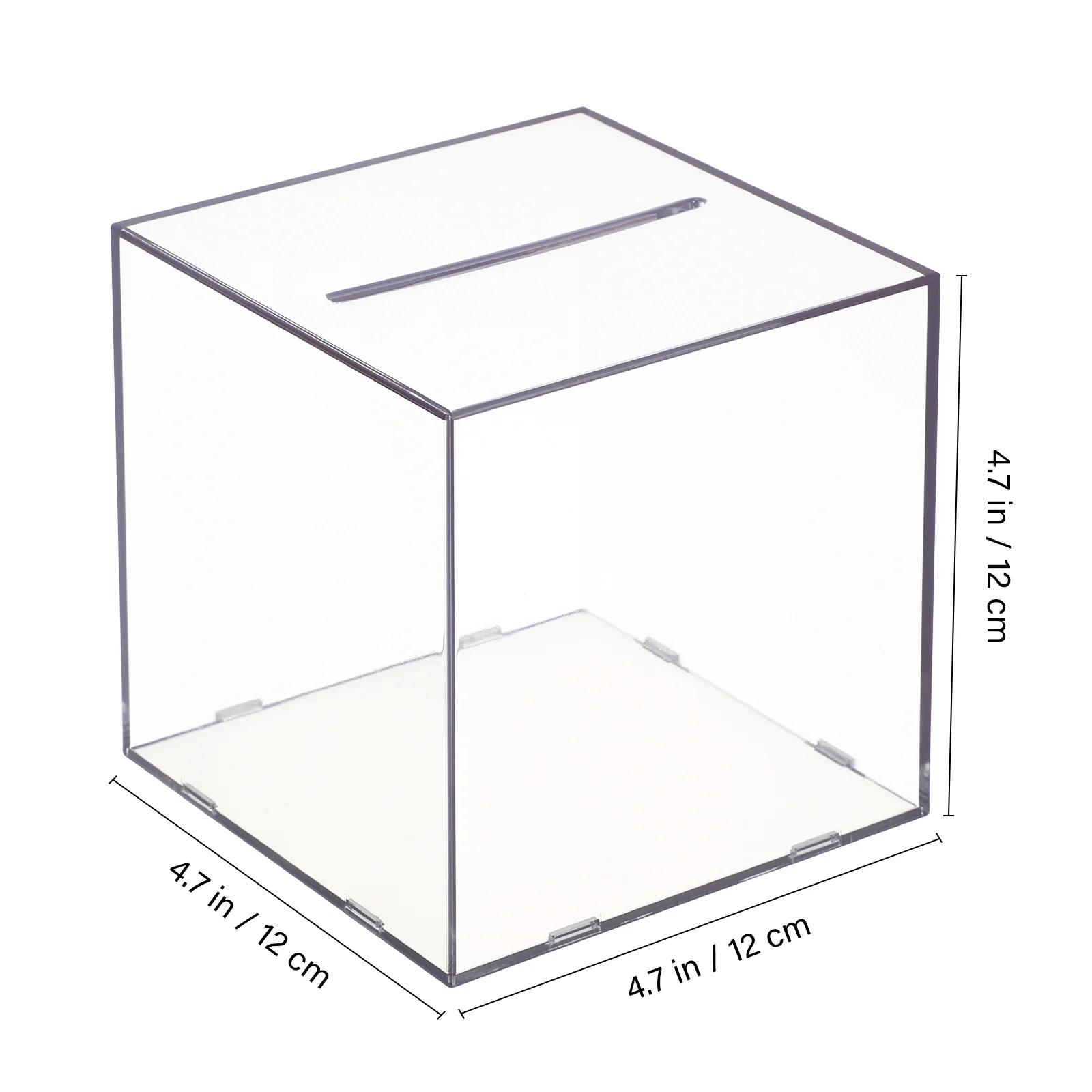 Transparentes Sparschwein für den täglichen Gebrauch, Münzbehälter, die Geschenk-Spardose, Kinderspartopf, Acryl-Büro
