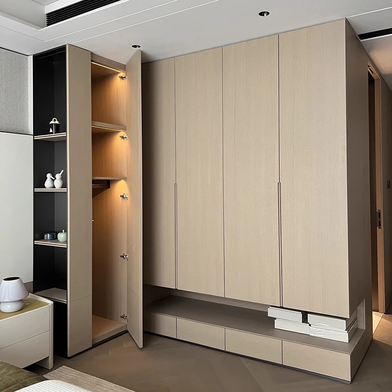 Modern Storage Wardrobe Designs Luxury Simple Cheap Wooden Wardrobe Bedroom Cabinet Drawer Armadio Guardaroba Home Furniture