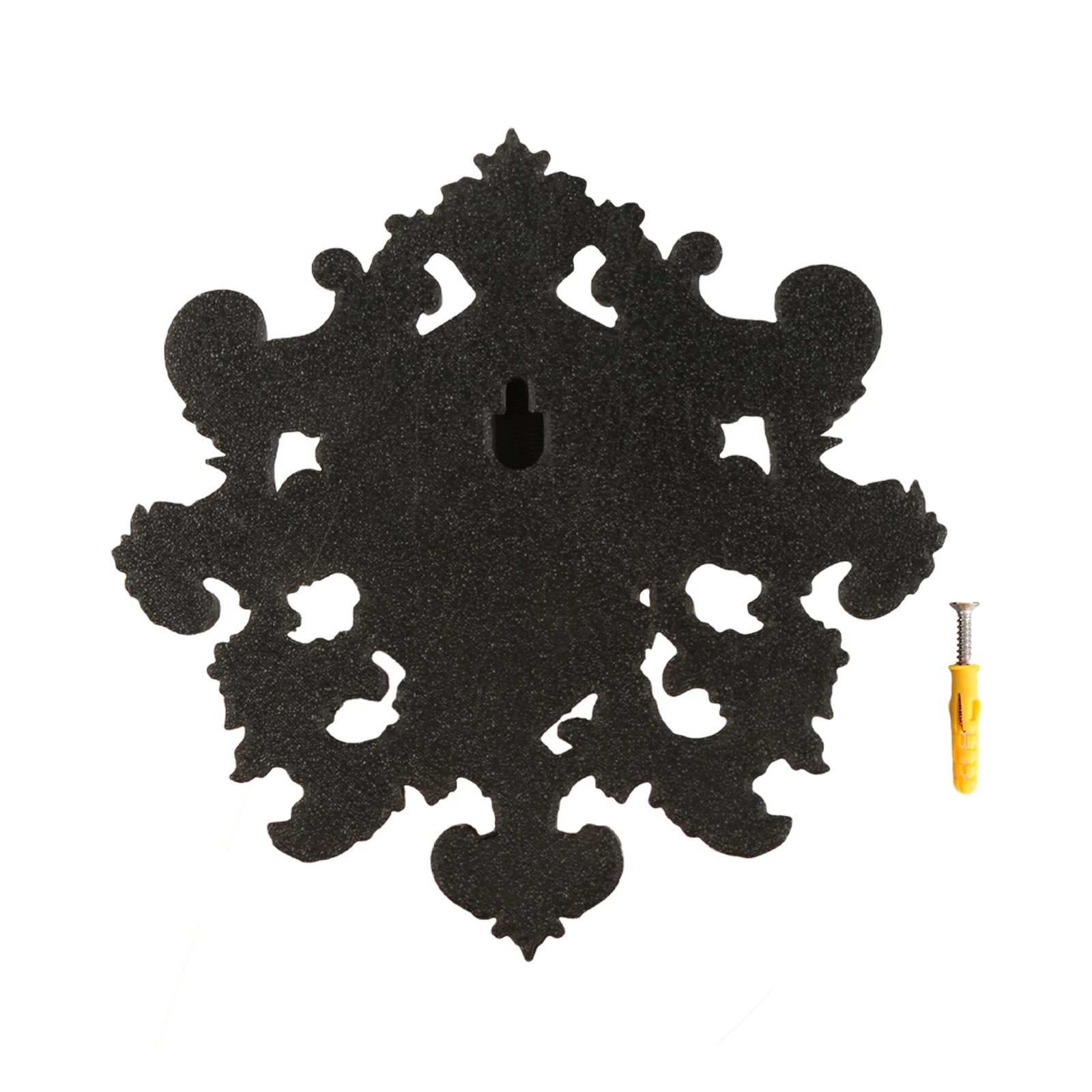 Cross-border Vintage Scroll Pattern Skull Wall Ornament, Matte Black Dark Tone Wall Decor for Retro Gothic Living Room Study Hom - view 5