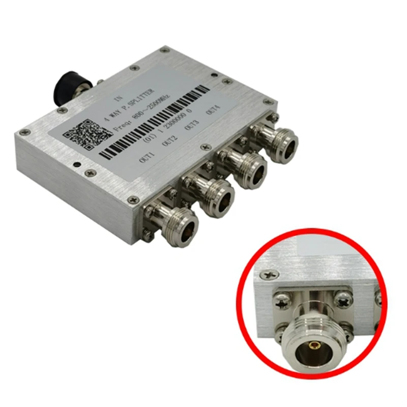 SMA Microstrip Power Splitter One Point Four 800-2500Mhz SMA RF Combiner 35W RF Power Splitter