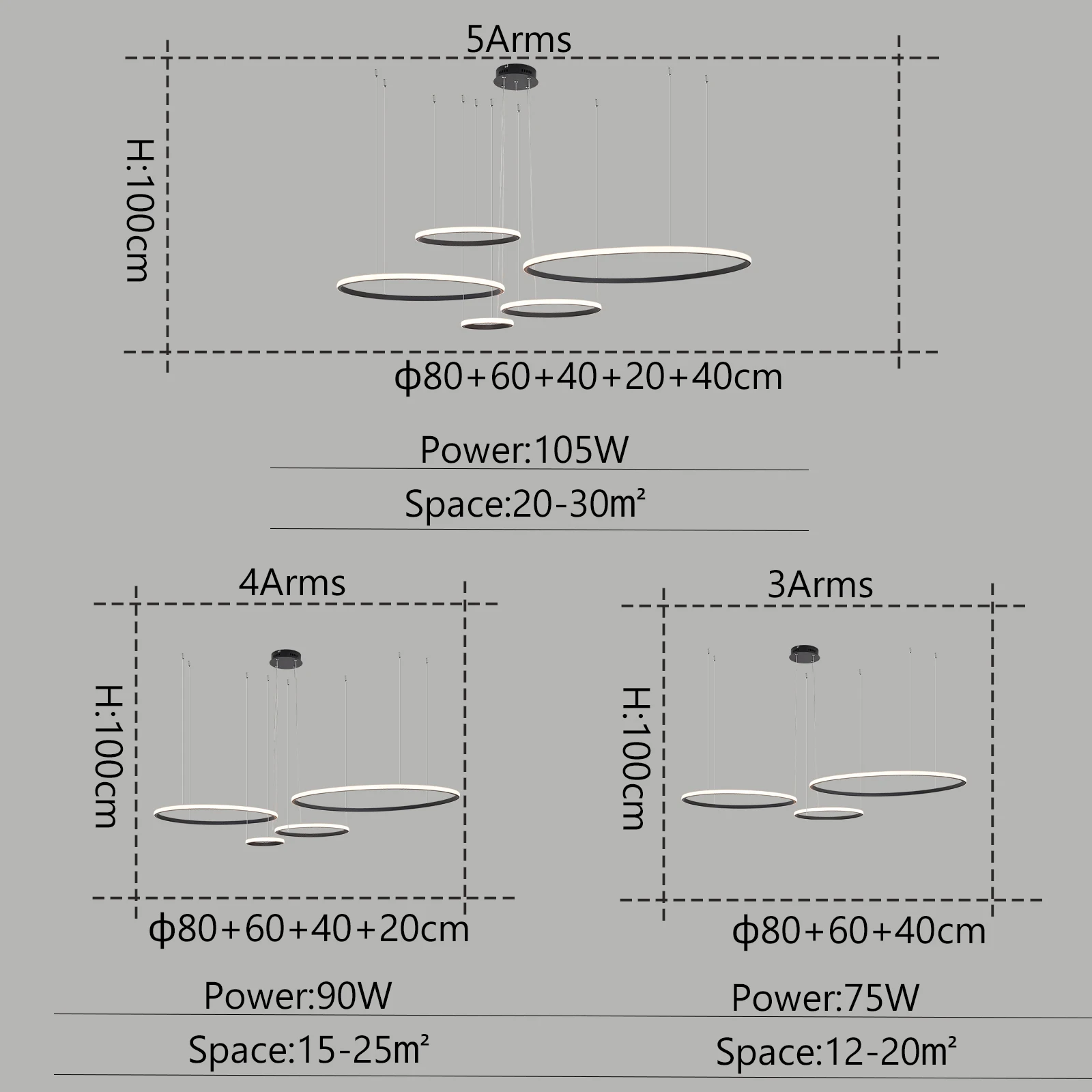 Moderno LED Luzes Pingente, Lâmpada Pendurada, Cromado Ou Banhado A Ouro, Sala De Jantar, Decoração Da Sala De Estar, Cozinha, 110-240V