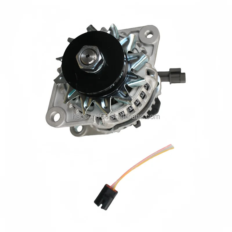 1800A005 A003T09198 ME200695 ME202755 Engine Accessories 4M40 Silver And Black Aluminium Alloy And Plastics Alternator