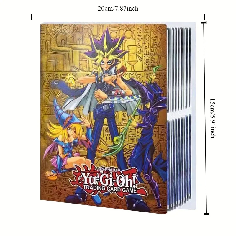 PVC 80Pcs Yu-Gi-Oh! Anime Yugi MutoJoey Joey Wheeler Card Album Cartoon Holder Collectible Album Card Kids Toys Gifts Bandai