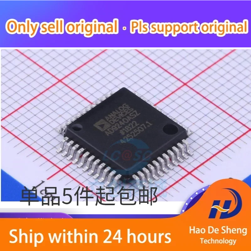 

10 шт./лот AD9240ASZ AD9240ASZRL QFP-44, микросхема преобразователя, новая, оригинальная, в наличии