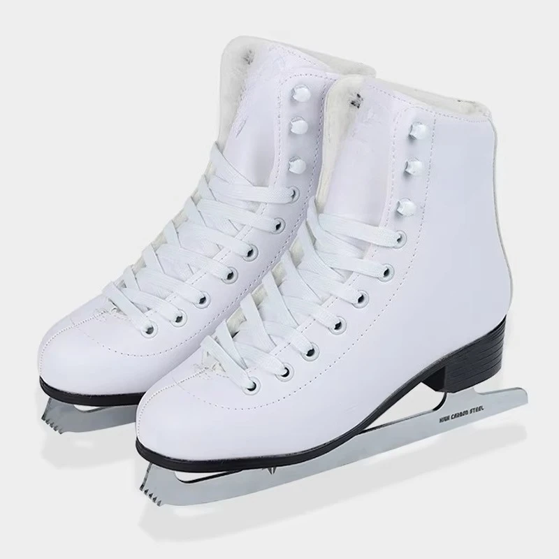 

Plush Lining Ultra Fiber Leather Skates Skating Pattern Velvet Lining, Memory Sponge Midsole Material PVC