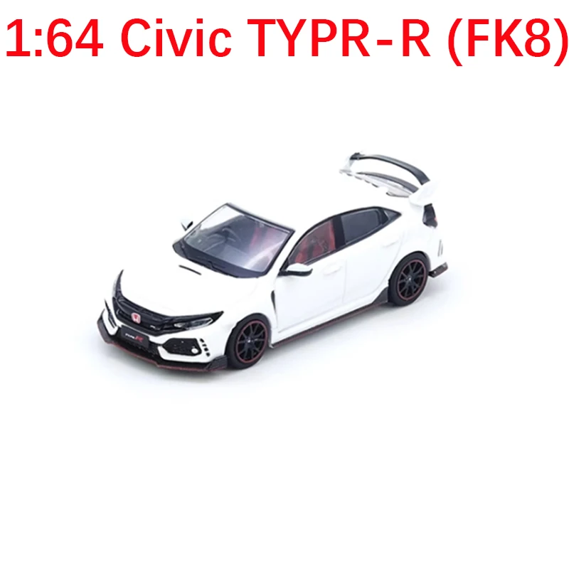 

Diecast Original 1:64 Scale Civic TYPR-R (FK8) Alloy Model Simulation Decoration Hobbies Souvenirs Collection Static Display