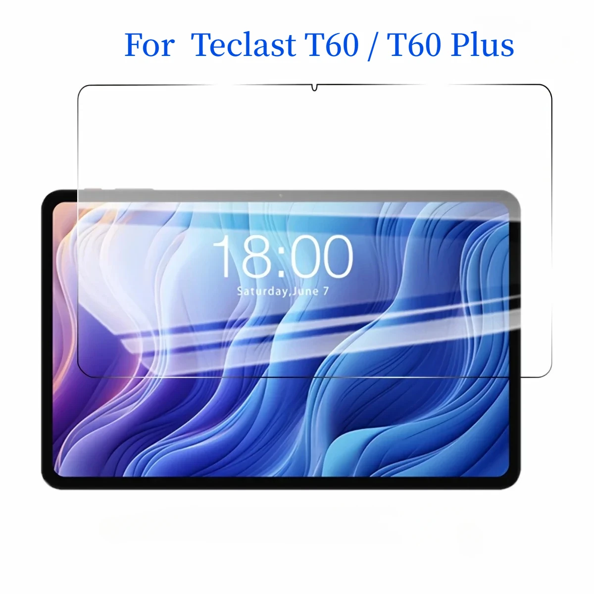 3 Piece Glass Flims for Teclast T60Plus 2024 Tablet Screen Protector HD Scratch Proof Protective Film for Teclast T60 12 Inch