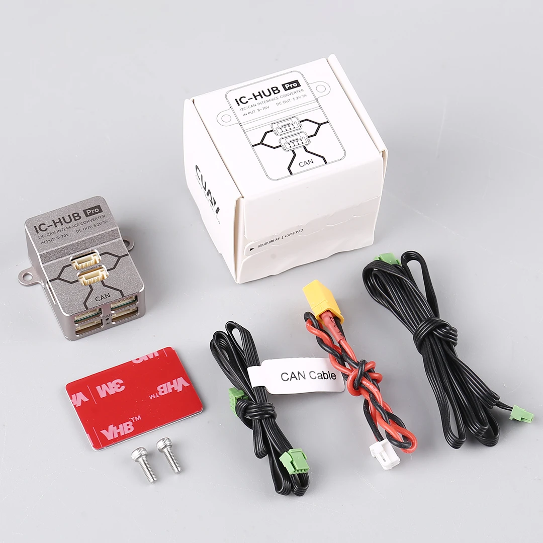 CUAV IC-HUB Pro Bus Expansion Module I2C & CAN Dual Protocol 8-Way Hub JST 1.25 4P Ports General Purpose for Electronics