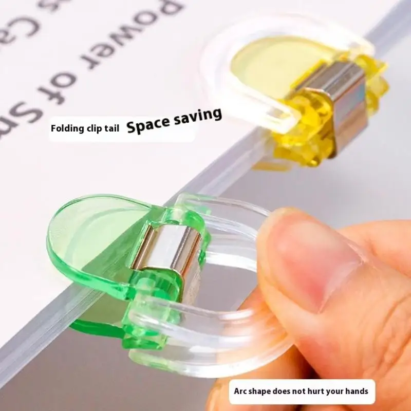 5/10 шт., многофункциональный держатель для страниц, набор разноцветных скрепок для бумаг, мини-прозрачный для заметок, индексный журнал, бытовой