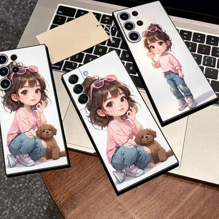 Phone Cover Case for Samsung Galaxy S26 Ultra S20 FE Note 20 10 S24 S23 S21 S25 Plus S22 Ripped Jeans Girl Cool