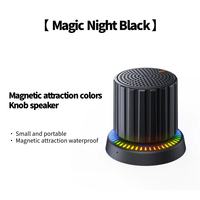 New Waterproof Small Bathroom BTSpeaker High-quality Subwoofer Magnetic Attraction Knob Sound Outdoor Portable Camping Soundboxr