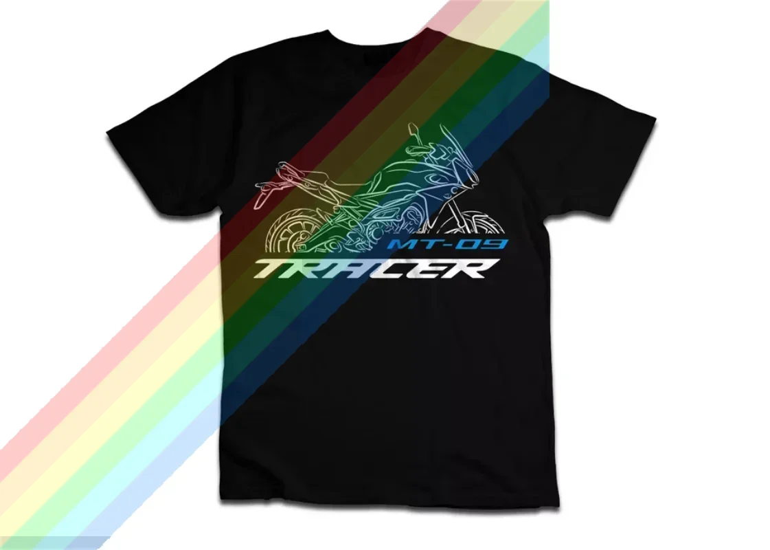 2025 Men T Shirt Casual T-shirt MT-09 Motorcycle T shirt Graphic Summer Short Sleeves 100% Cotton S-3XL
