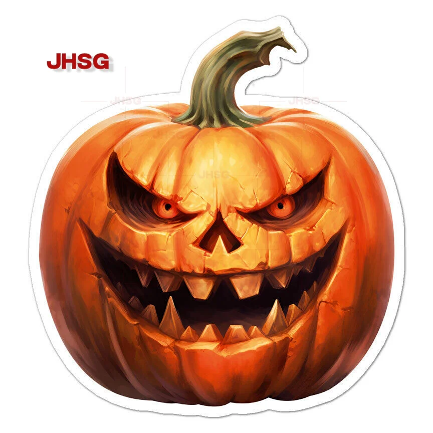 

Jack O'Lantern Pumpkin Sticker Decal -