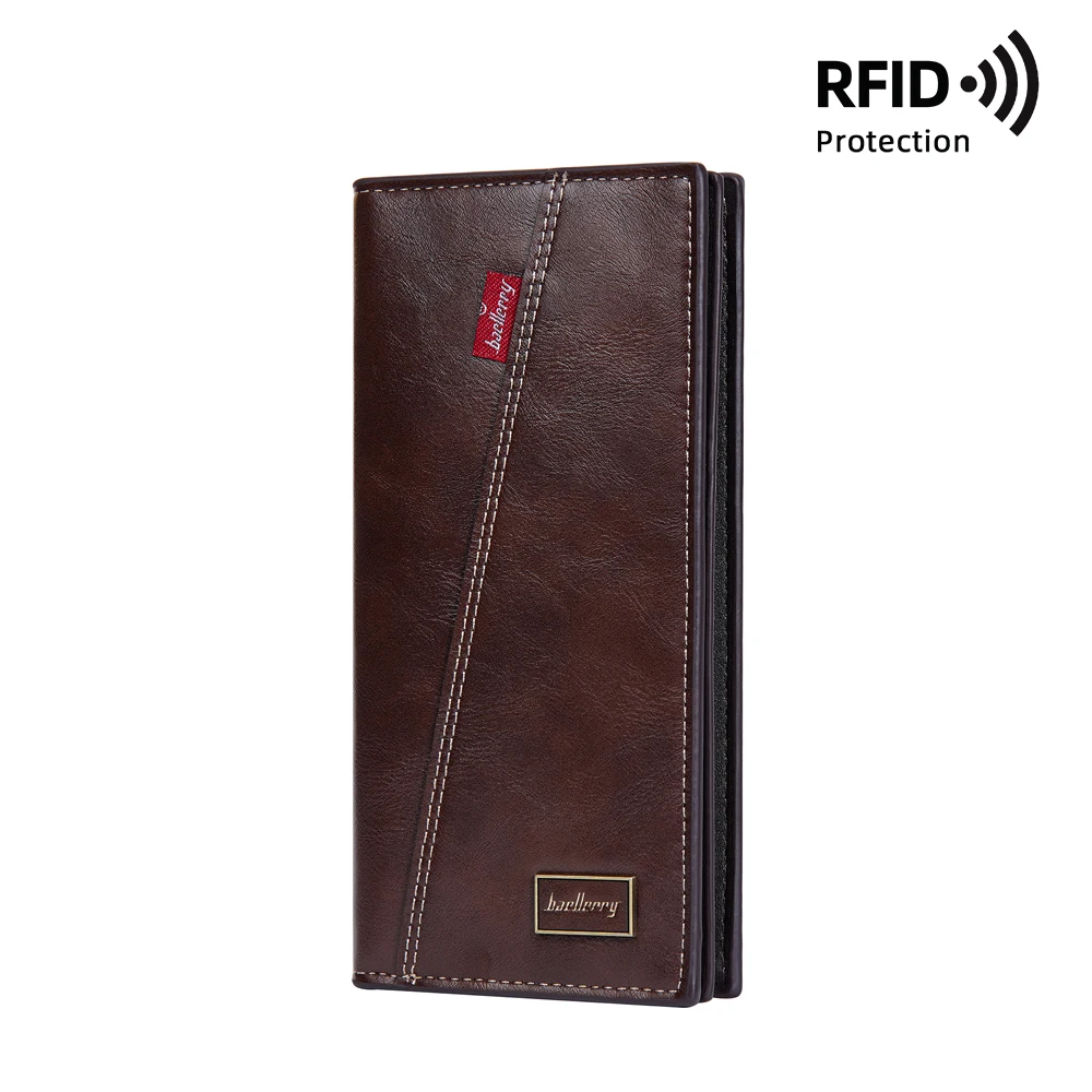 Men's Wallet Long Fashion Multiple Slots Card Holder Men's Wallet Slim Long Thin Mens Luxury Wallet Designer Wallet Coins Bag