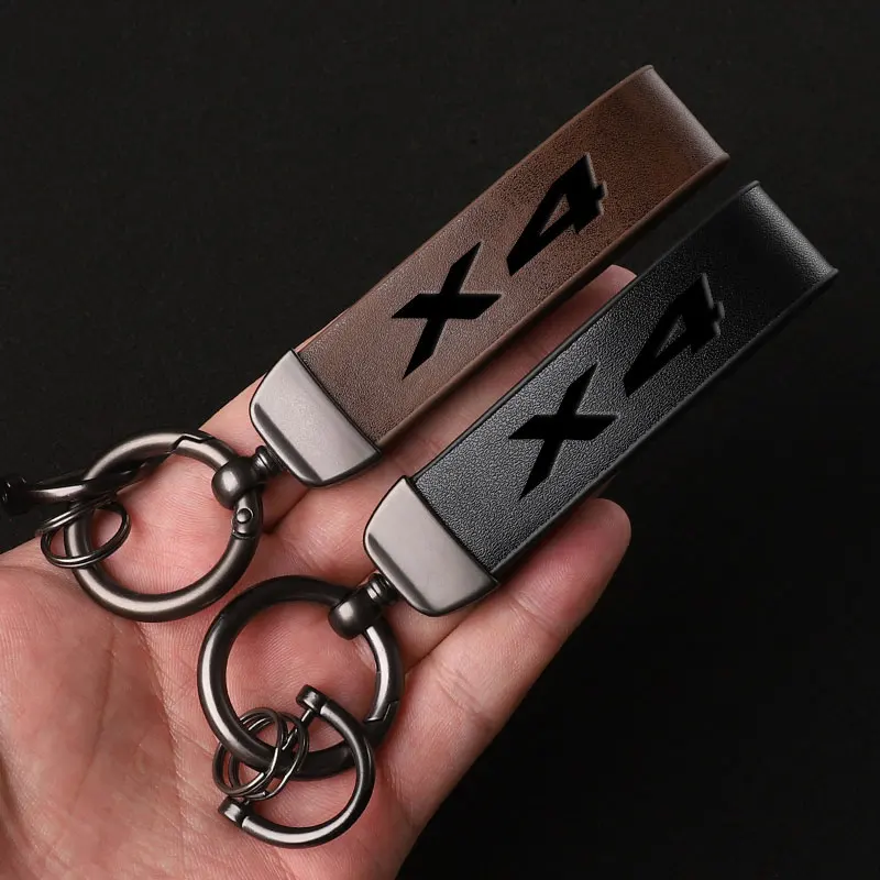 Portachiavi in vera pelle di lusso portachiavi per auto gioielli regalo personalizzato per accessori per auto BMW X4