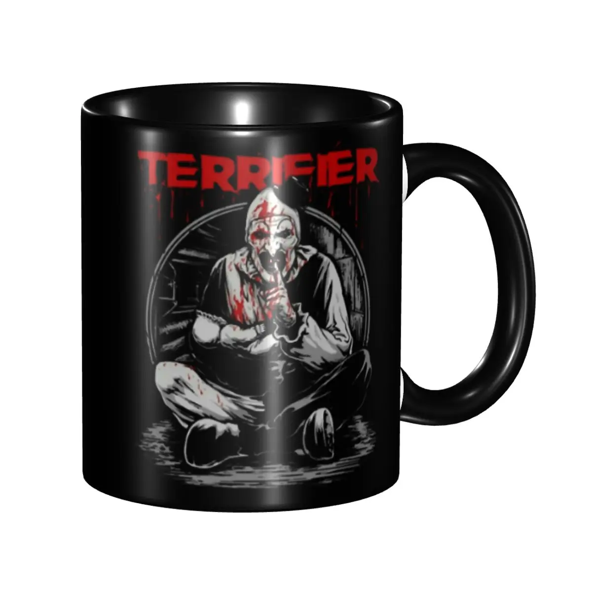 Terrifiers Movie Horror Art Slasher Halloween Coffee Mugs DIY Personalized Ceramic Tea Milk Mug