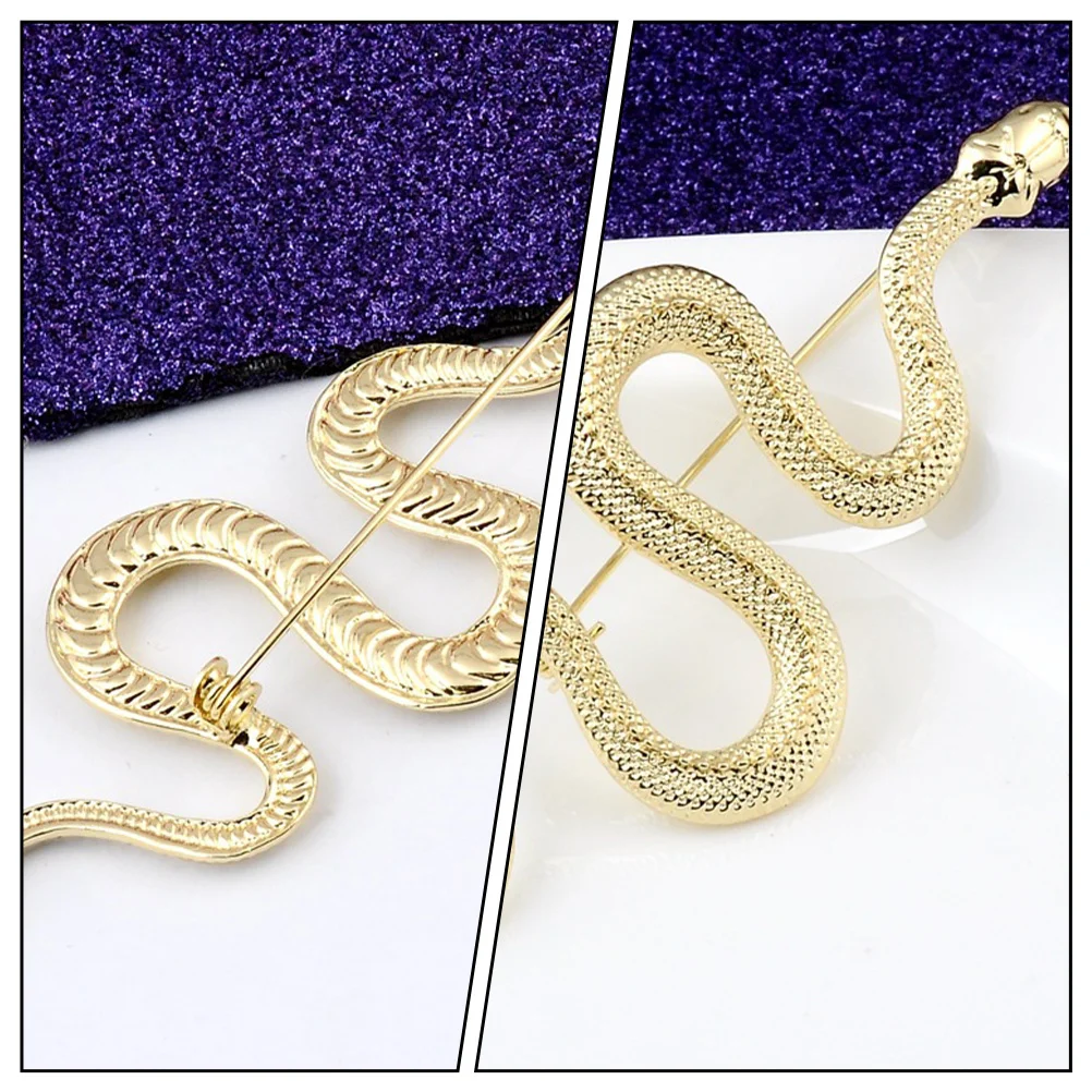 

1Pcs Elegant Snake Brooch Refined and Unique Style Fashion Accessory for Casual Wear and Special Occasions Brooch