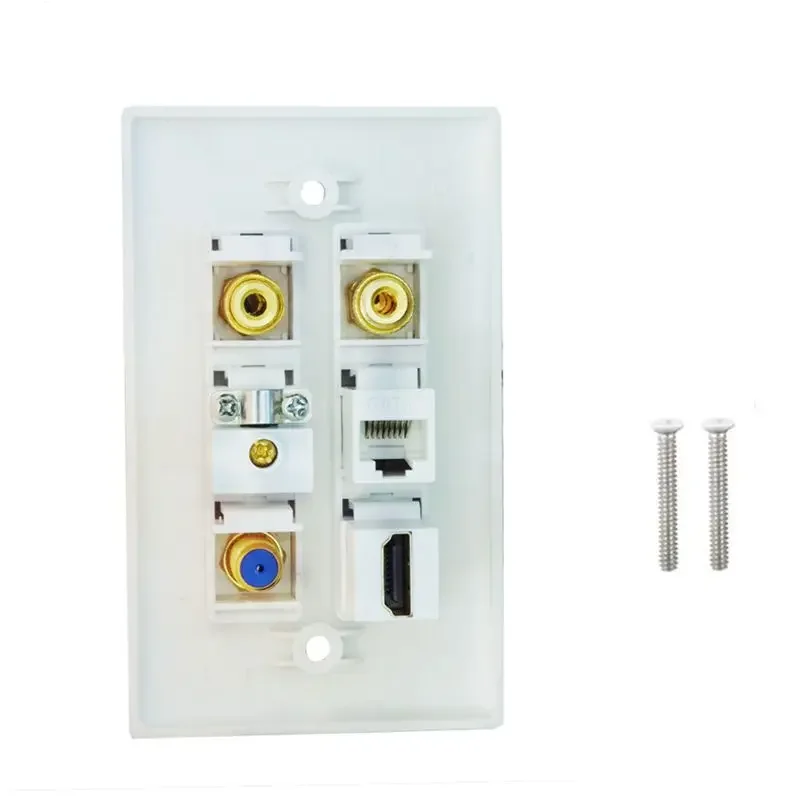 الوسائط المتعددة الأمريكية لوحة الحائط التلفزيون TV9.5 F رئيس CAT6 شبكة عالية الوضوح HDMI متوافق مع رئيس مكبر الصوت #5