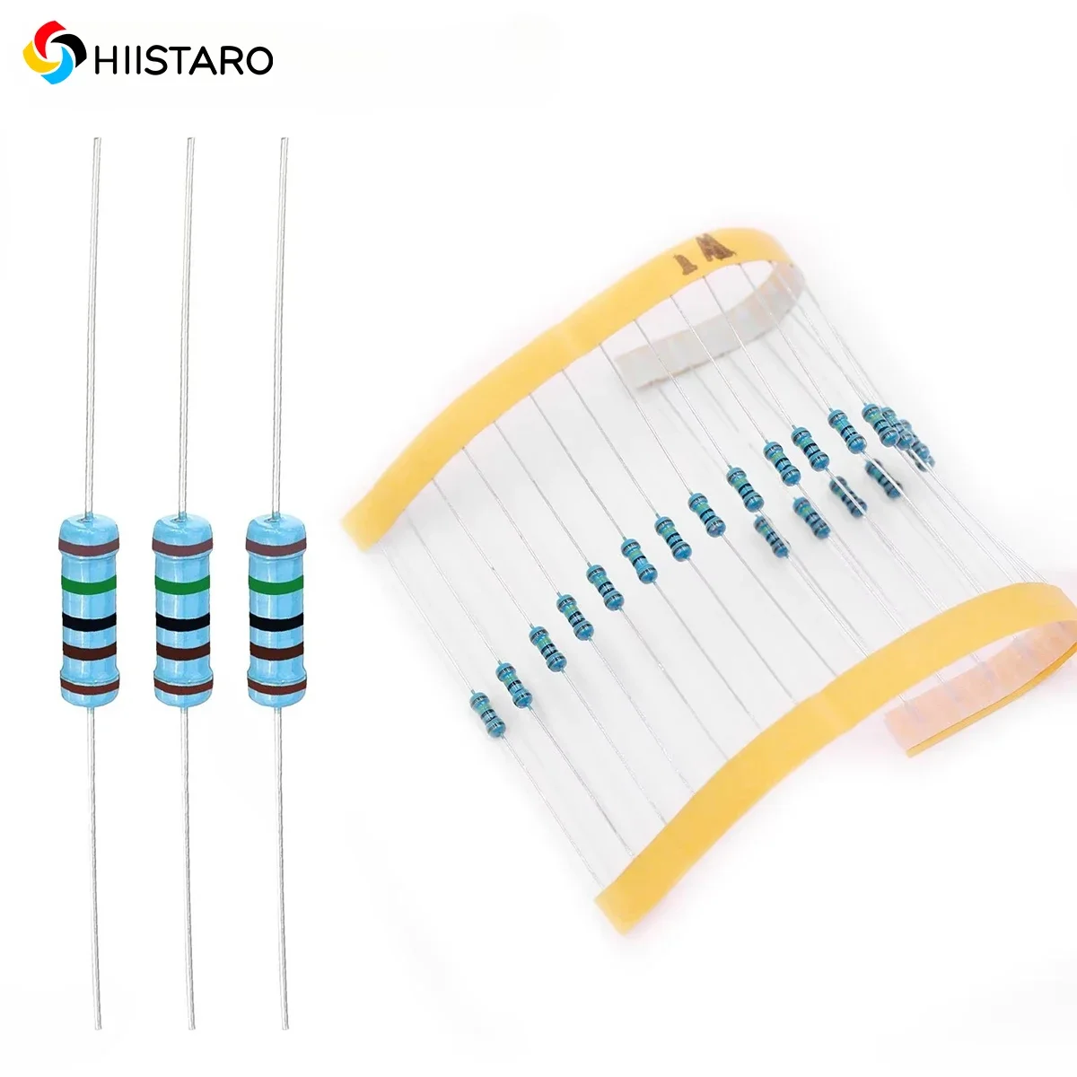 300Pcs/600Pcs 1/4W Resistance 1% Metal Film Resistor Pack Assorted Kit, 30 Common Resistance