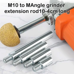 1PC 40/60/80MM 스레드 어댑터 샤프트 연마 패드 연삭 연결로드 폴리 셔 액세서리 M10 앵글 그라인더 연장로드
