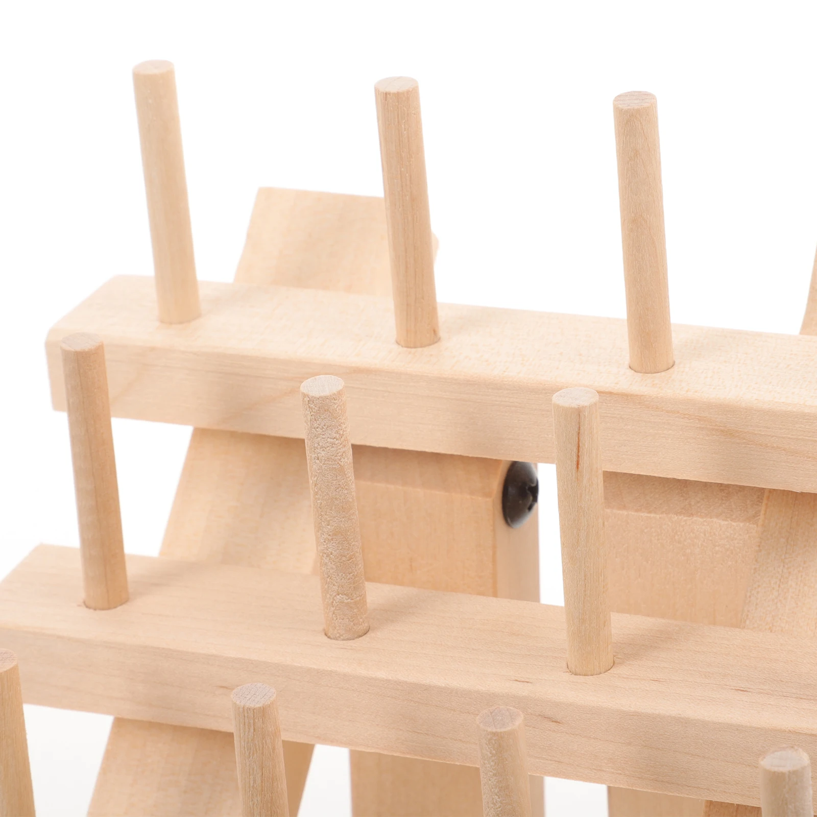 

Multifunctional Wooden Thread Spool Holder Rack Sewing Organizer Storage Stand Diy Crafts Desktop Household Embroidery Tool