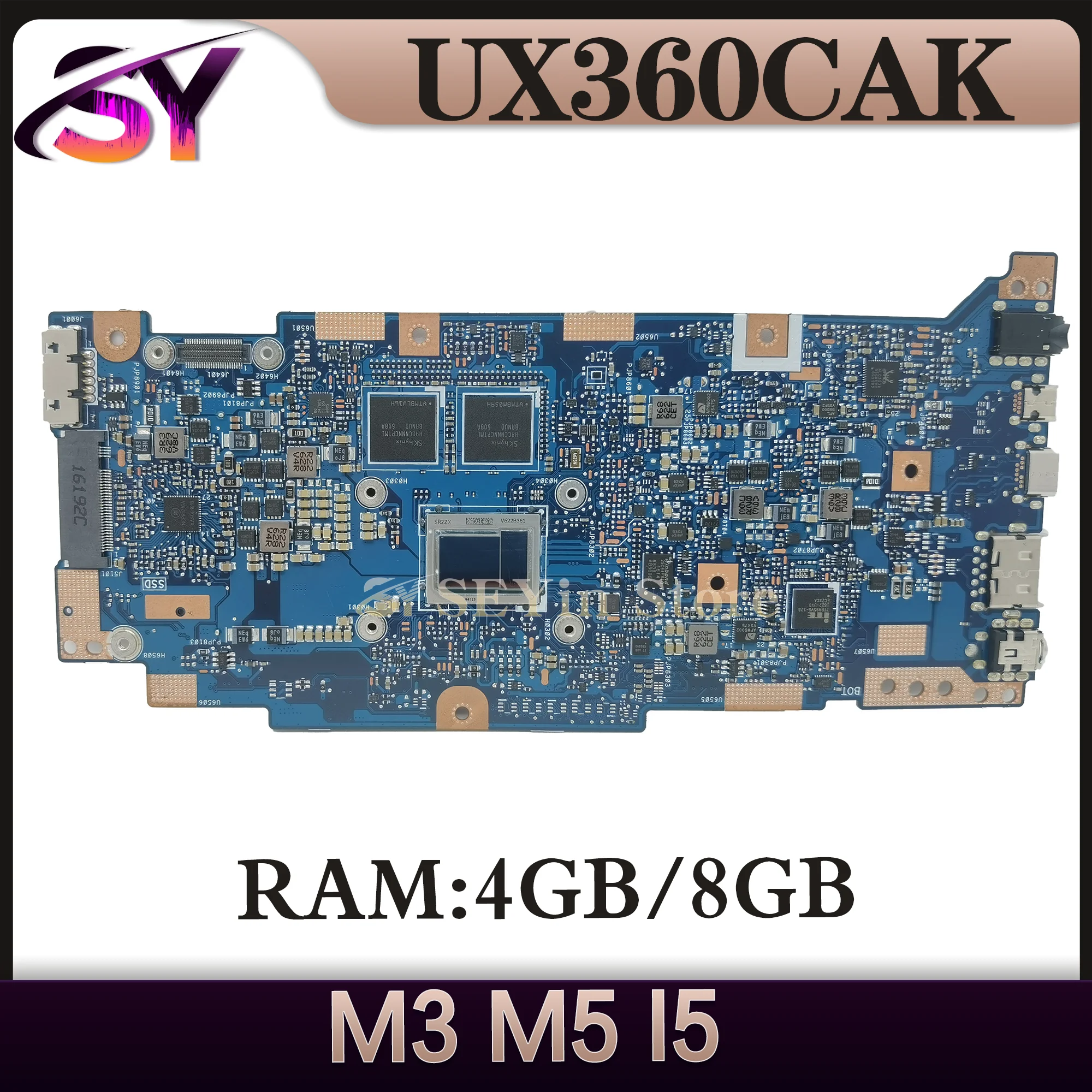 

UX360 Mainboard For ASUS UX360CA UX360CAK UX360C TP360CA U360CA Laptop Motherboard M3 I5 M7 4G/8G-RAM