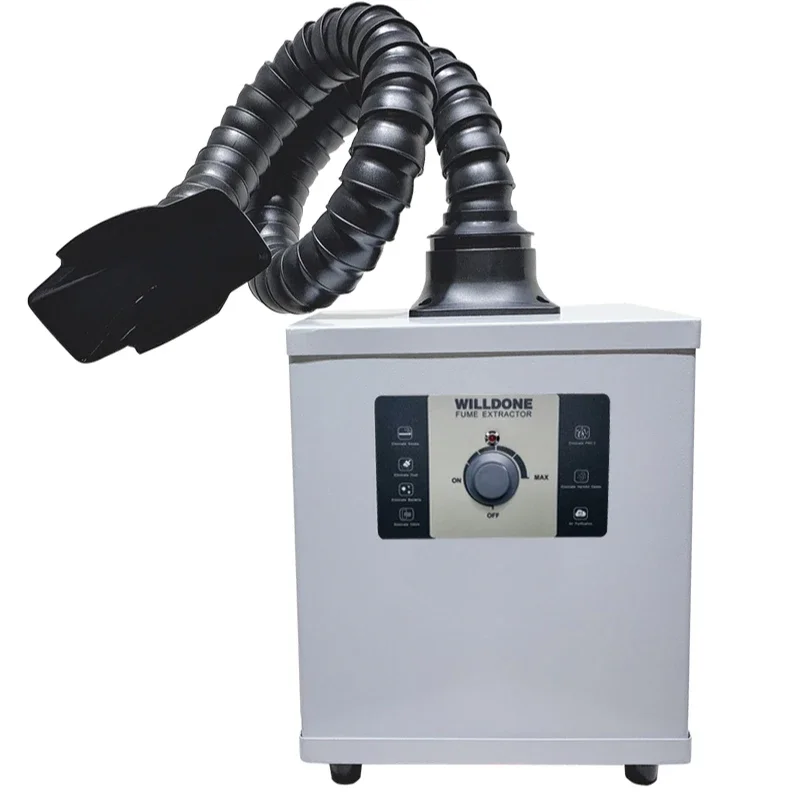 150W C50 Fume Extraction Device Air Purifier Cleaner Machine Smoke Eliminator Evacuator Salon Cleanroom Welding Fume Extractor