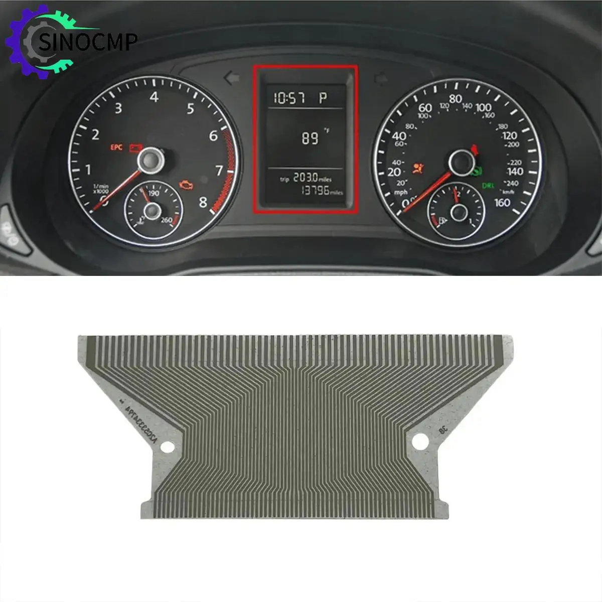 Car Display Pixel Repair Flat Cable 8X0920900B 56D920860B A2C53321539 For VW Golf VI Passat T5 Polo Skoda Fabia Seat Ibiza Altea