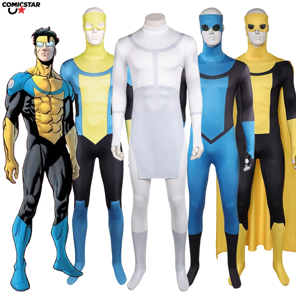 بدلة مارك كوسبلاي غرايسون عباءة لا تقهر للرجال البالغين والأولاد تصميم نحيف مناسب بدلة حفلات الهالوين كرنفال