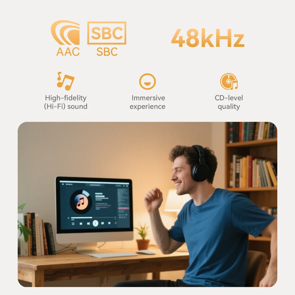 KEBIDUMEI USB بلوتوث محول بلوتوث 6.0 دونغل للكمبيوتر ويندوز 8.1/10/11 سائق مجاني للوحة المفاتيح الفئران سماعة الرأس