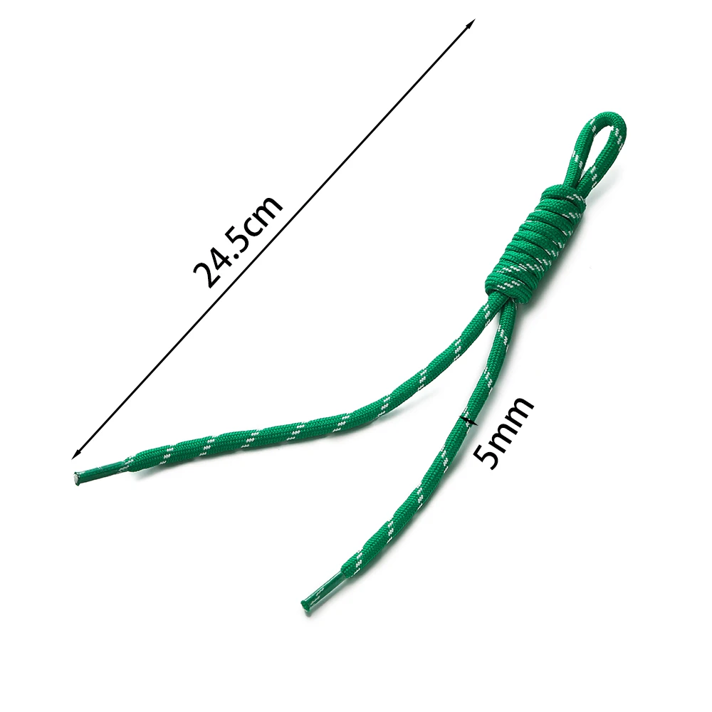 24.5 Centimeter Colorful Braided Polyester Rope Cord Nylon Thread for Diy Beading Key Chain Supplies Home Sewing Crafts Material