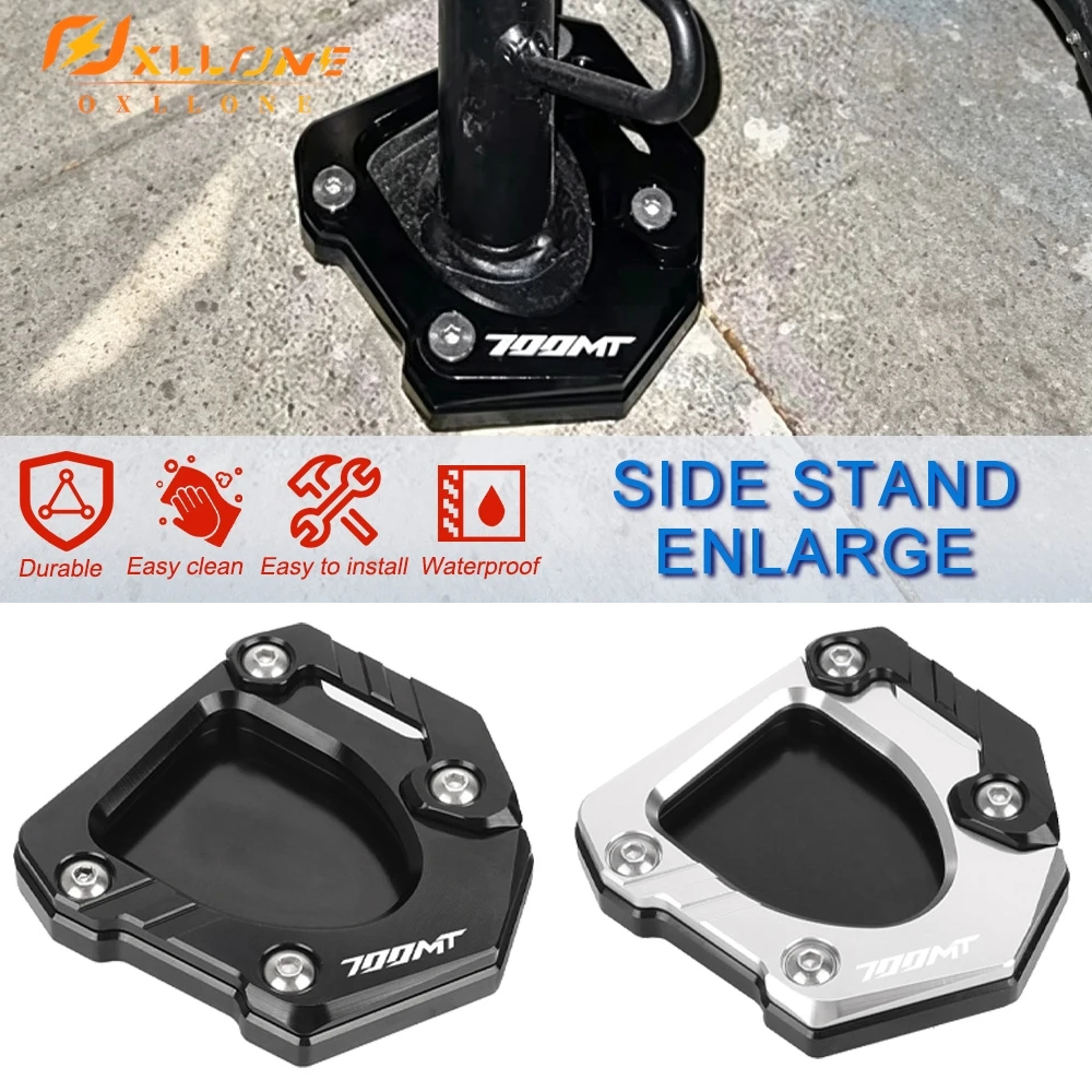 700MT FOR CFMOTO CF MOTO 700 MT 700 MT700 ADV ADVENTURE Explore Tour 2025 2026 Kickstand Enlarger Side Stand Extension Pad Plate