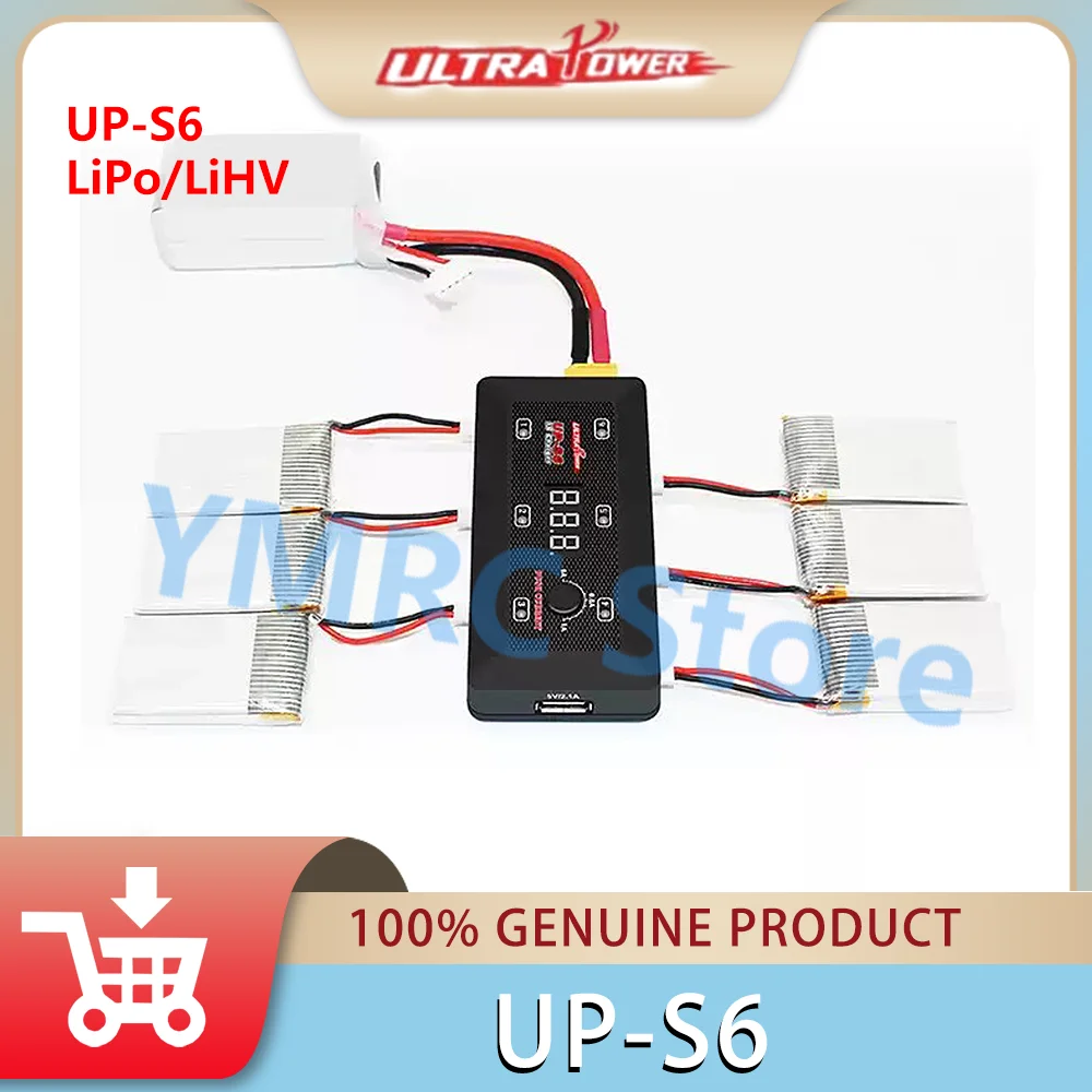

Ultra Powe UP-S6AC 3.7V 1 trailer 6 1S LiPo/LiHv Battery Charger